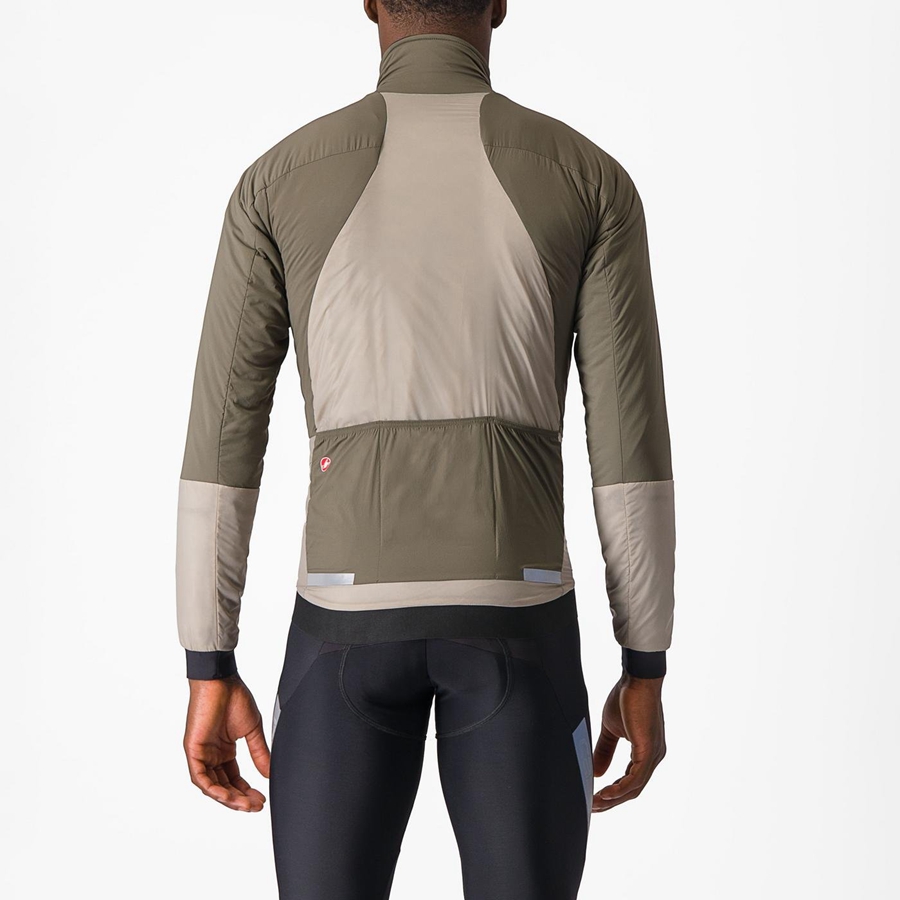 Green Men Castelli FLY THERMAL Jackets | BZTWX-7924