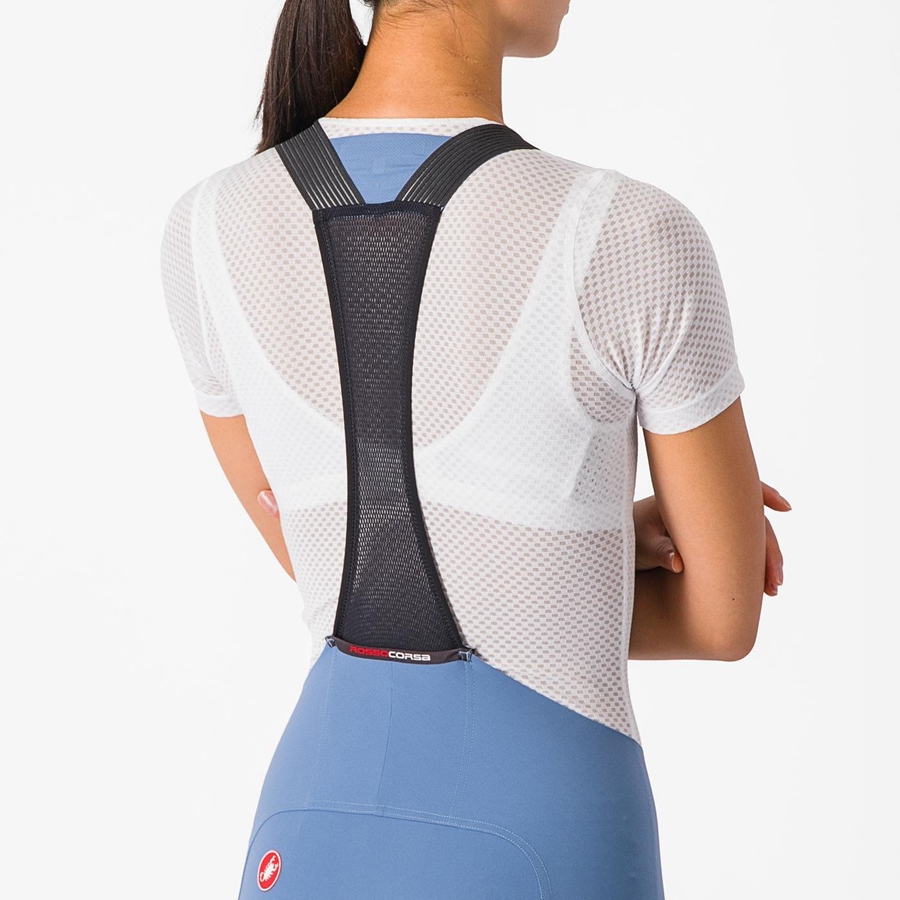 Grey Blue Women Castelli FREE AERO RC W Bib Shorts | UPYKB-2061