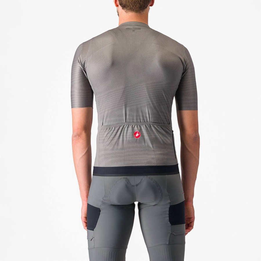 Grey Men Castelli UNLIMITED ENDURANCE Jersey | AIHTN-9265