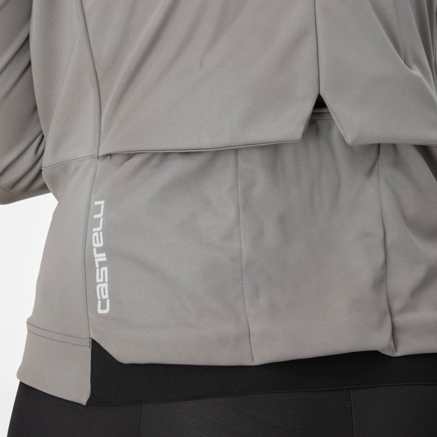 Grey Women Castelli VENTO TRAIL Jackets | ILMKF-8910