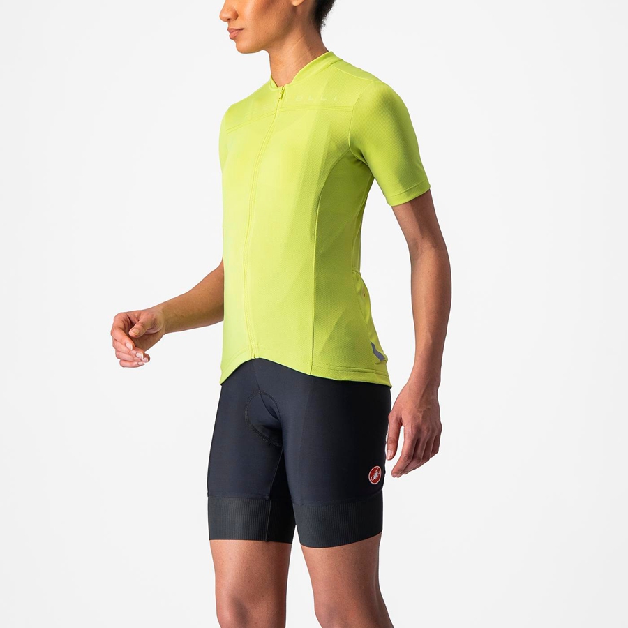 Light Green Women Castelli ANIMA 4 Jersey | XIEKS-5126