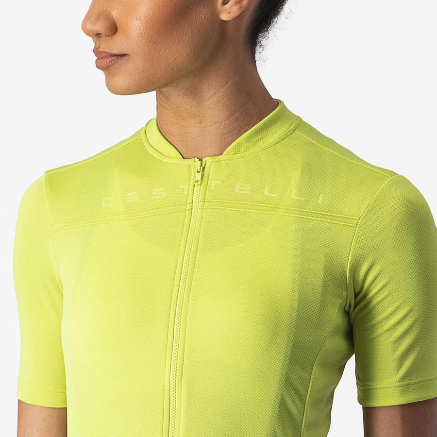 Light Green Women Castelli ANIMA 4 Jersey | XIEKS-5126