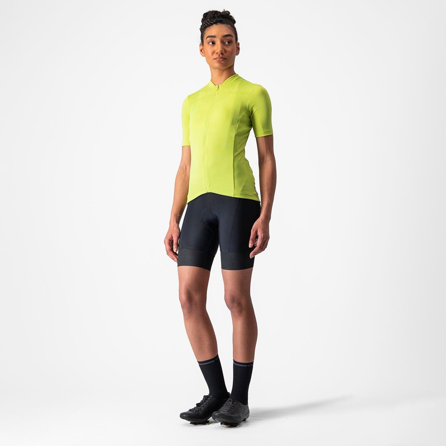 Light Green Women Castelli ANIMA 4 Jersey | XIEKS-5126