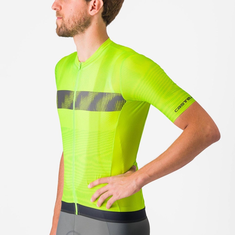 Light Green / Dark Grey Men Castelli UNLIMITED ENDURANCE Jersey | WDUQZ-3960