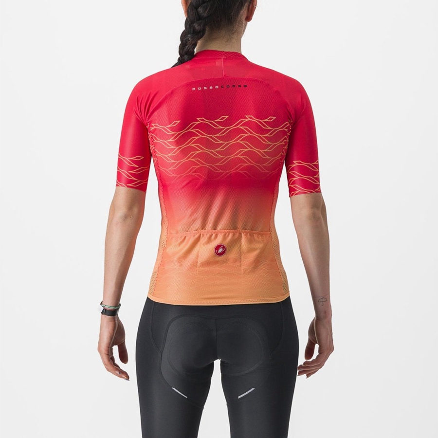 Orange Women Castelli CLIMBER'S 2.0 W Jersey | JUVFX-1546