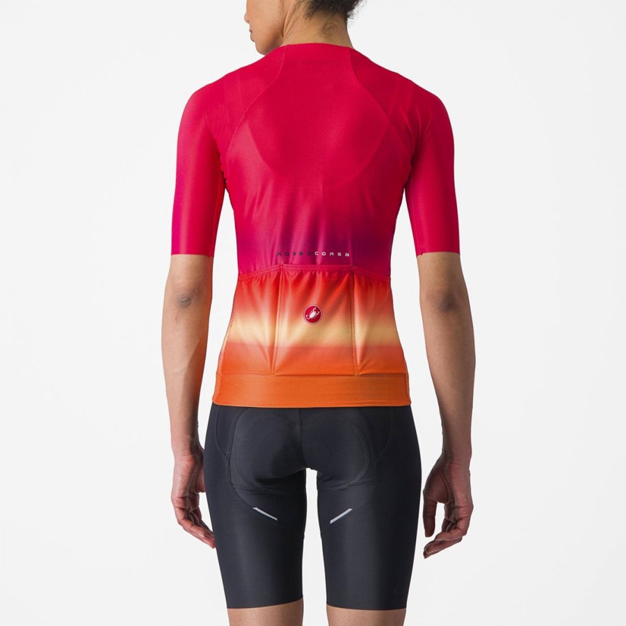 Pink Women Castelli CLIMBER'S 4.0 W Jersey | ZNUPF-6218