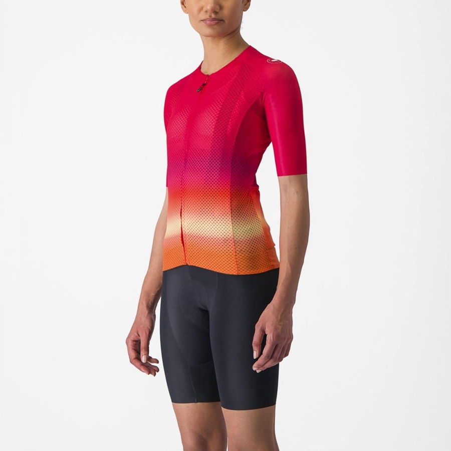 Pink Women Castelli CLIMBER'S 4.0 W Jersey | ZNUPF-6218