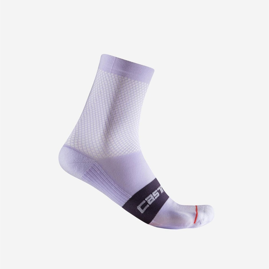 Purple Women Castelli ESPRESSO W 12 Socks | EGOXA-1423