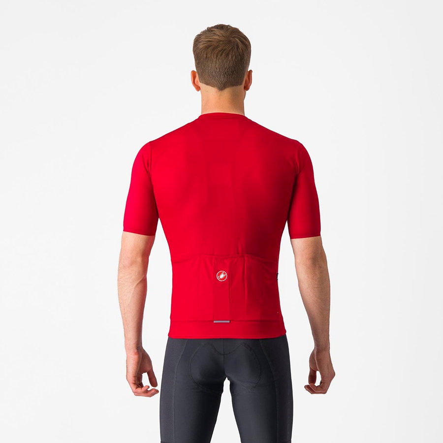 Red Men Castelli PROLOGO LITE Jersey | ZJRIW-1703