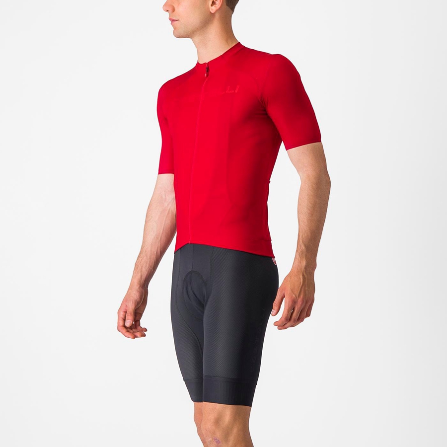 Red Men Castelli PROLOGO LITE Jersey | ZJRIW-1703