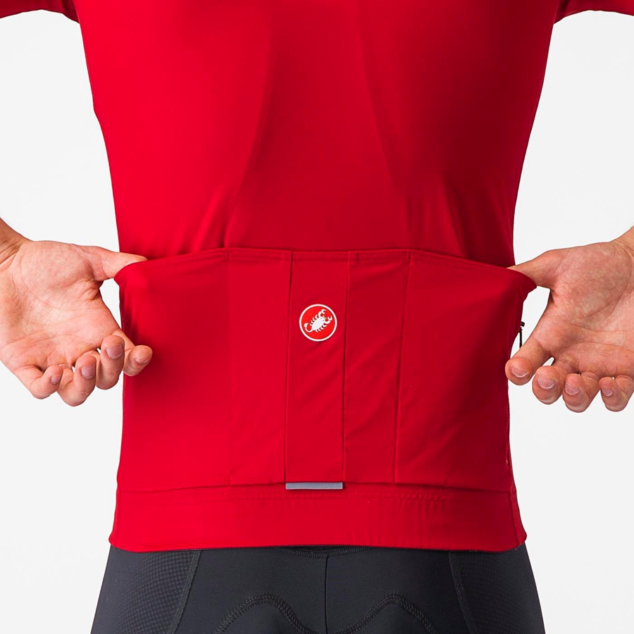 Red Men Castelli PROLOGO LITE Jersey | ZJRIW-1703