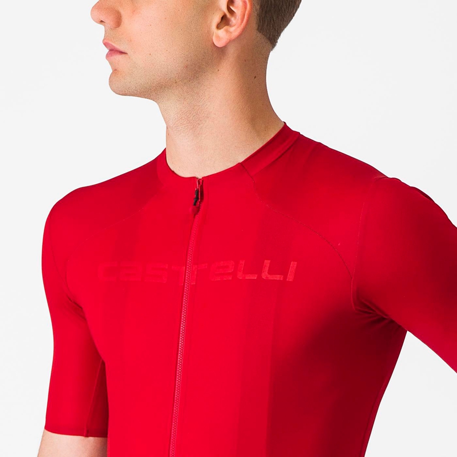 Red Men Castelli PROLOGO LITE Jersey | ZJRIW-1703