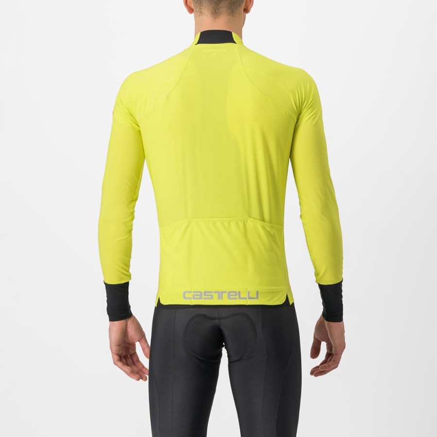 Yellow Men Castelli FLIGHT AIR Jersey | CZVDG-5826