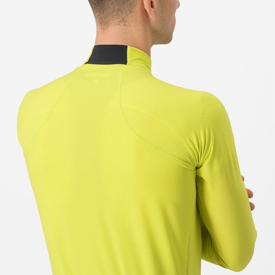 Yellow Men Castelli FLIGHT AIR Jersey | CZVDG-5826