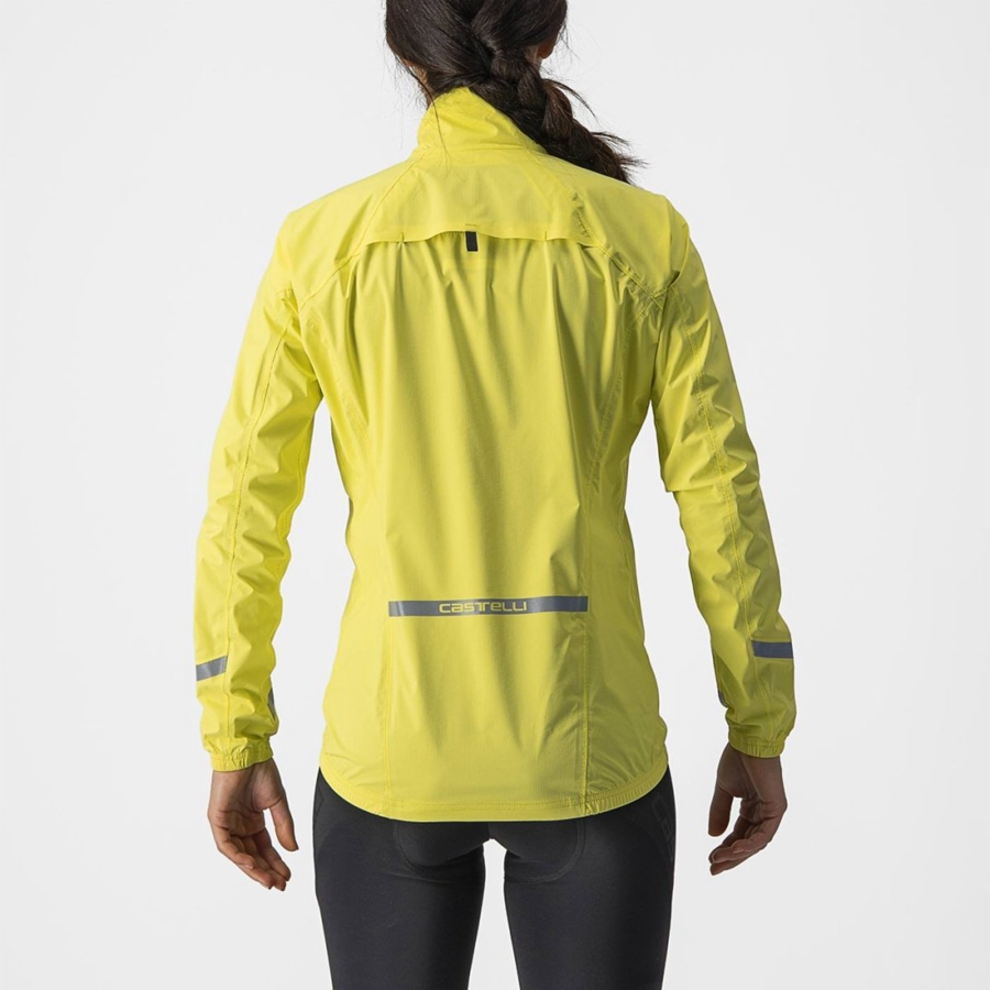 Yellow Women Castelli EMERGENCY 2 W RAIN Protection | XGUMZ-2630