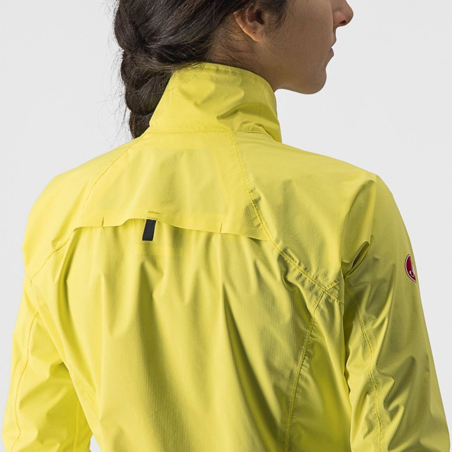 Yellow Women Castelli EMERGENCY 2 W RAIN Protection | XGUMZ-2630