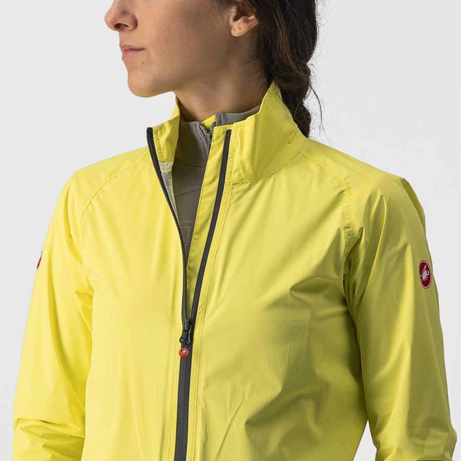 Yellow Women Castelli EMERGENCY 2 W RAIN Protection | XGUMZ-2630