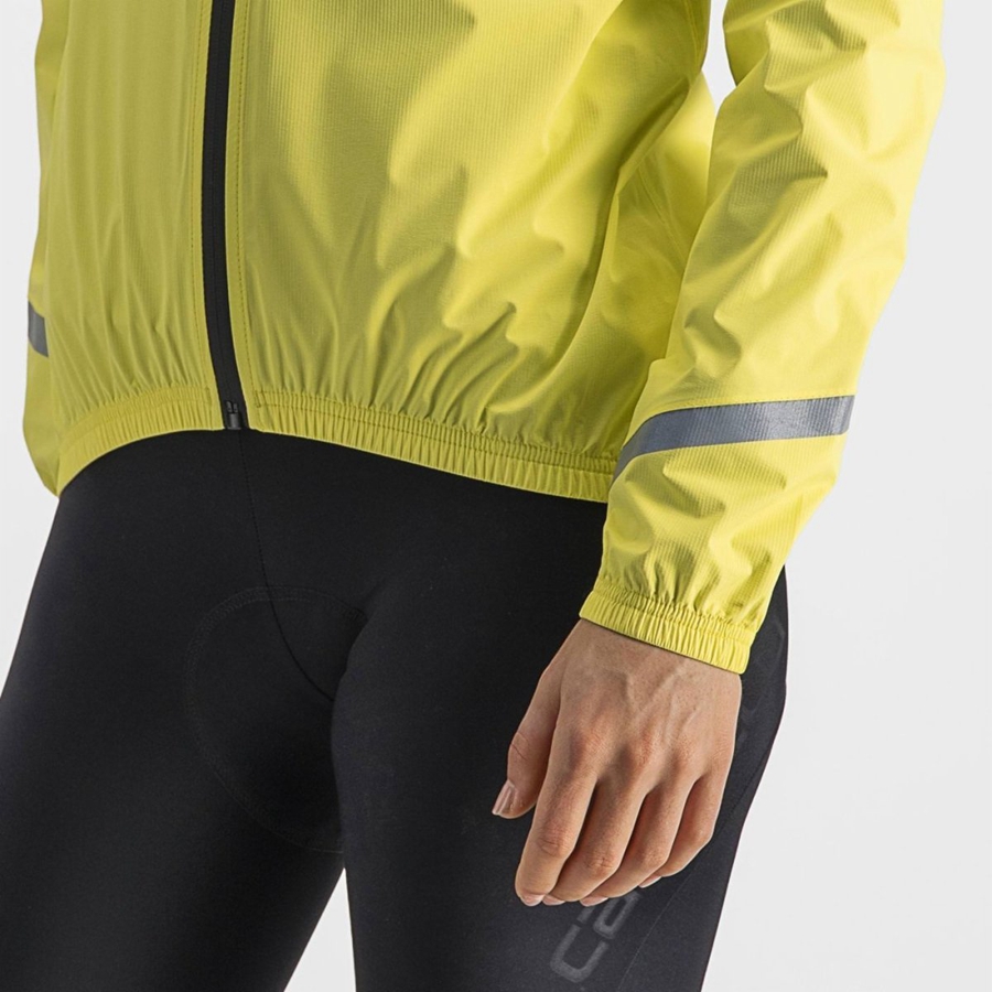 Yellow Women Castelli EMERGENCY 2 W RAIN Protection | XGUMZ-2630